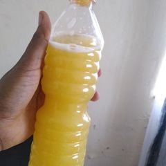 A picture of Homemade orange juice.