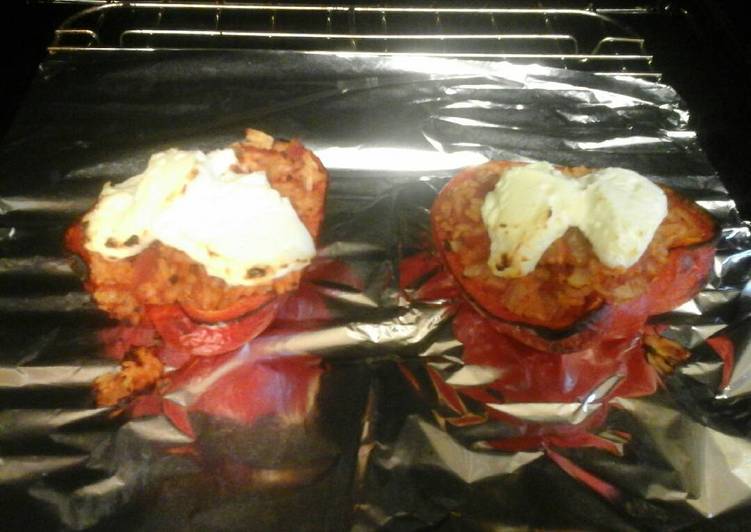 Easiest Way to Make Favorite Stuffed Pepper with Goats Cheese