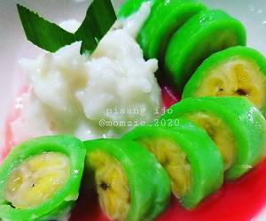 Resep Terbaru Es pisang ijo Enak Bergizi Resep Terbaru Es pisang ijo Enak Bergizi