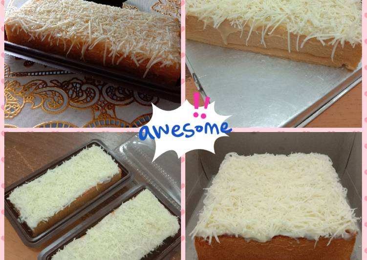 Langkah Mudah untuk Masak Bolu susu panggang🌼 Mudah