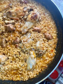 Una foto de Arroz con carne