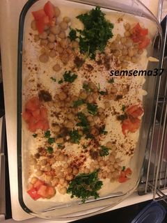 صورة لوصفة فتة حمص