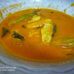 A picture of Drumstick Fish Curry.