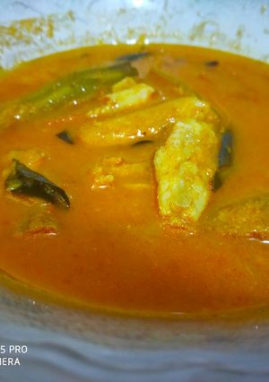 A picture of Drumstick Fish Curry.