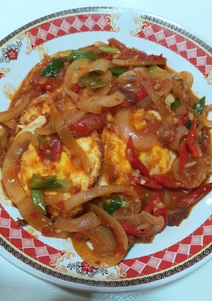Foto resep Telur ceplok sambal pedas manis