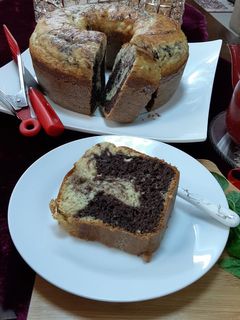 صورة لوصفة ماربل كيك
