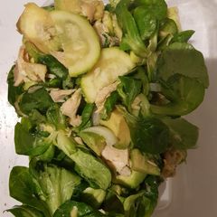 Salmon Avocado Salad A picture of Salmon Avocado Salad.
