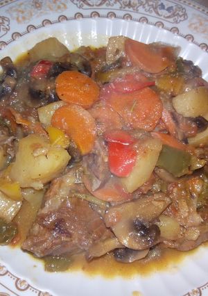 صورة لوصفة كباب حلة بالخضار المشكل 🥘