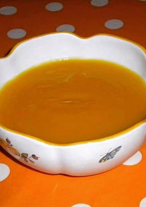Une photo de Velouté de potimarrons et boisson végétale
