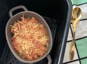 Une photo de macaroni au fromage