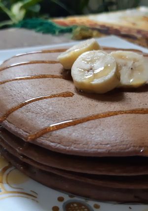 Foto resep American style pancake coklat ala gordon ramsey