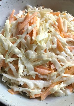 A picture of Persimmon & Cabbage Coleslaw.