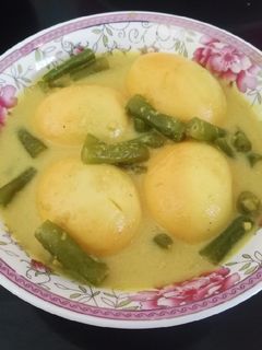 Foto resep Telur Buncis Kuah Santan