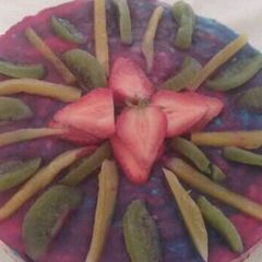 A picture of Mom's birthday cake.