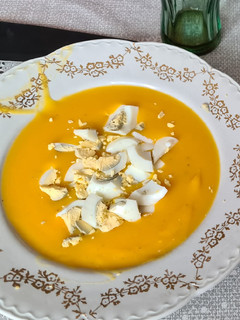 Una foto de Crema de calabaza