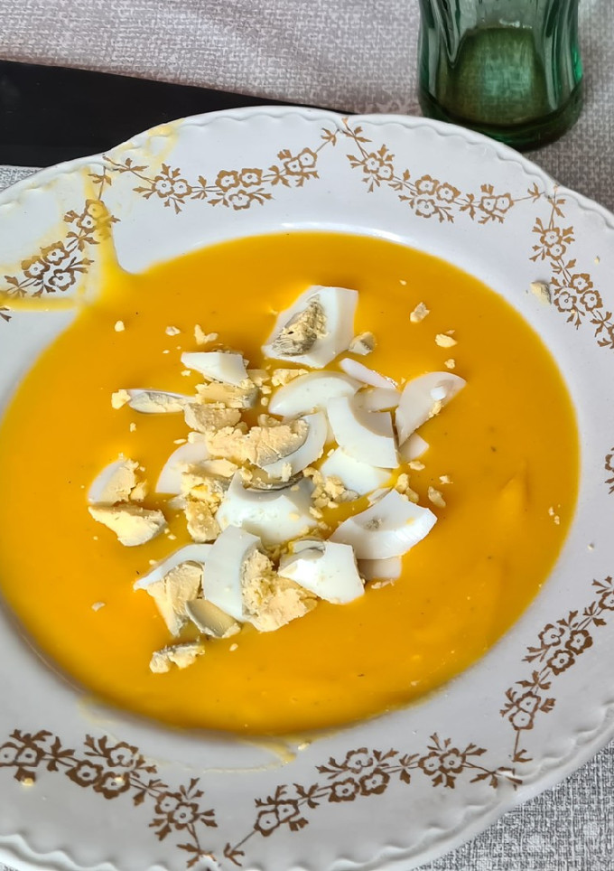 Una foto de Crema de calabaza