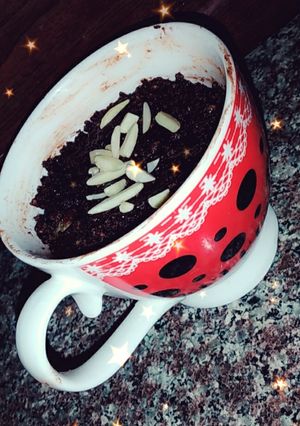 صورة لوصفة كيك الميكرويف الصحي🥧😋