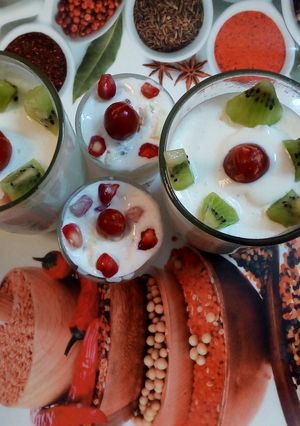 A picture of Fruit cream.