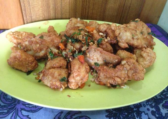 Resep Ayam cabe garam enak oleh rifkah - Cookpad