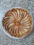 Tarte aux pommes à la crème pâtissière ☕