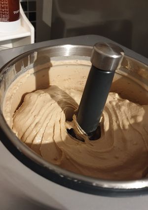Une photo de Glace au twix sans œufs