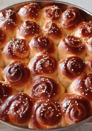 Ropogós, szezámos csigák 🇬🇷 recept fotója
