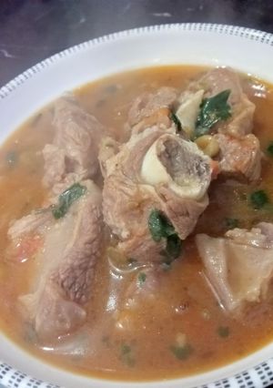 A picture of Beef salan.