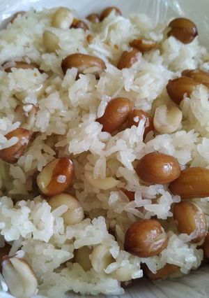 Hình của món Xôi đậu phộng.