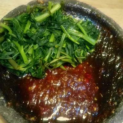 Sambel Asem Kangkung