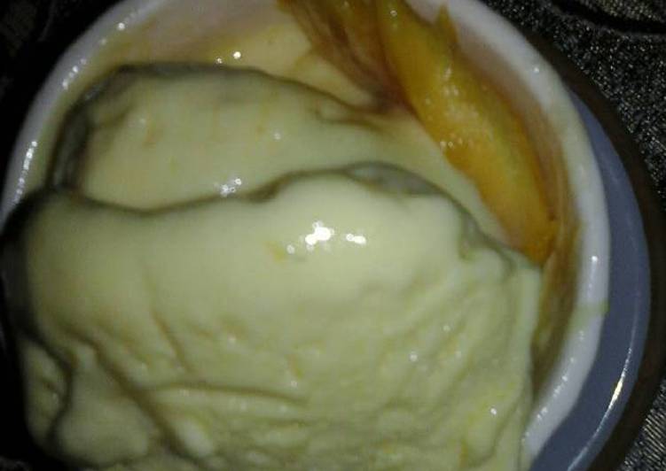 Cara Menghidangkan Es cream mangga udang yang Sempurna!