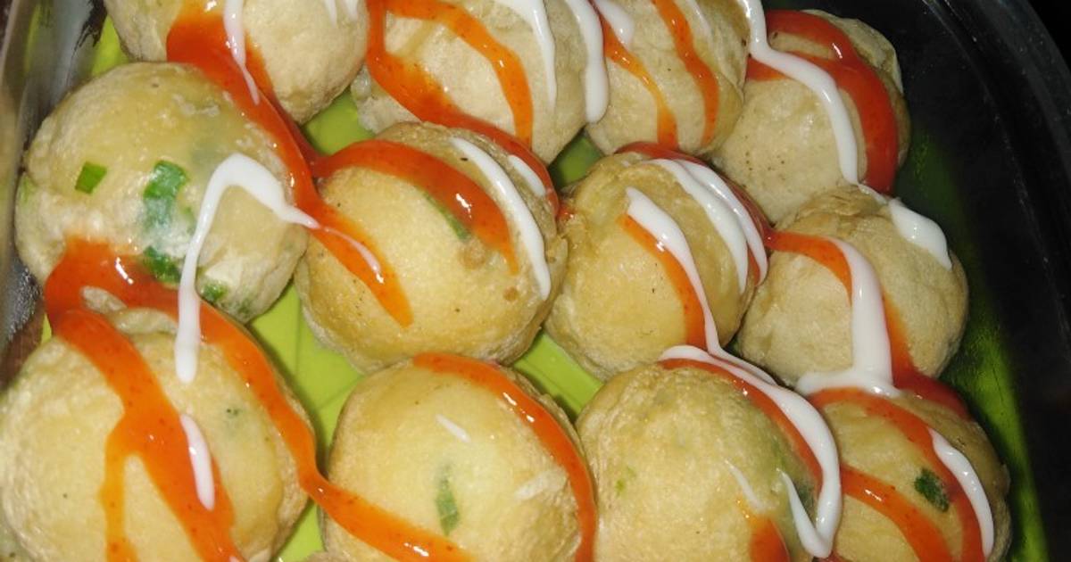 77 resep takoyaki isi cumi  cumi  enak dan sederhana Cookpad