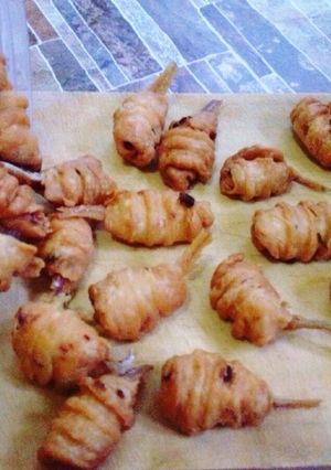 Foto resep Kue Garpu Toping Teri
