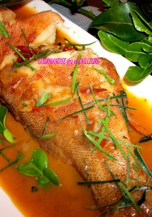Une photo de Poisson au Curry Rouge & Lait de Coco