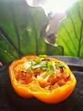Chicken and cheesy stuffed bells peppers