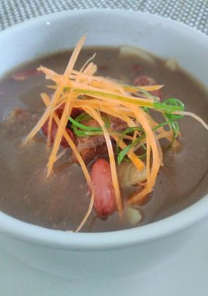 Foto resep Sup iga kacang merah