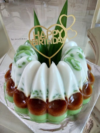 Langkah Gampang Membikin Resep 7.Puding Cendol Gula Merah Pandan yang Sempurna Anti Ribet, Mantap