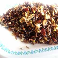 Foto principal de Arroz salvaje con apio y champiñon