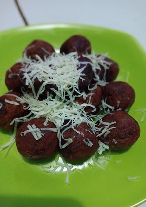 Foto resep Bola bola ubi isi keju