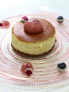 Una foto de Tartita de queso individual