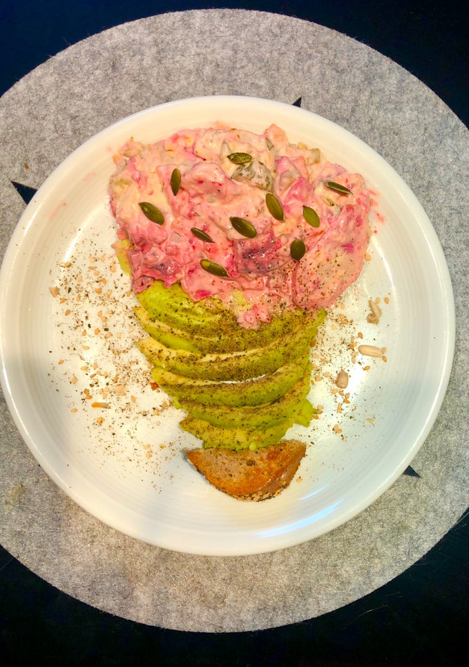 Una foto de Arteando en el plato