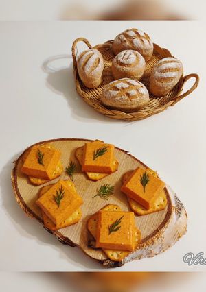 Une photo de Panna cotta au chorizo