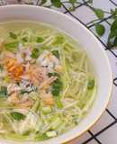 Canh bầu nấu cua