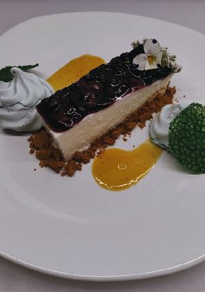 Una foto de Panna Cotta de Coco al estilo David Antonio