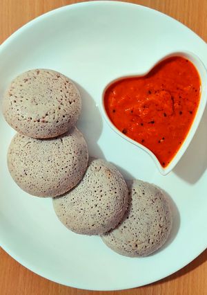 A picture of Healthy Millet Idly.