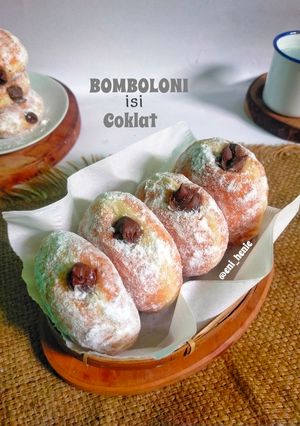 Foto resep 840. BOMBOLONI isi Selai Coklat