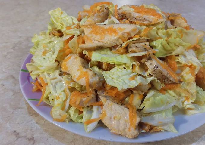 Салат из пекинской капусты без майонеза - пошаговый рецепт с фото на luchistii-sudak.ru