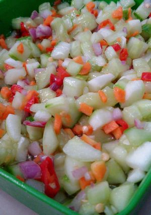 Foto resep Acar timun wortel mentah