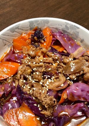 Foto resep Daging tumis pedas ala korea