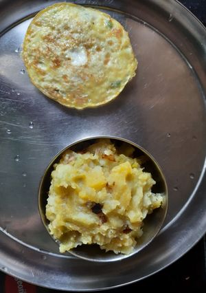 আলু কুমড়ো মাখা (aloo kumro makha recipe in Bengali) রেসিপির প্রধান ছবি