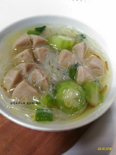 Foto resep Sup oyong bakso#seninsemangat